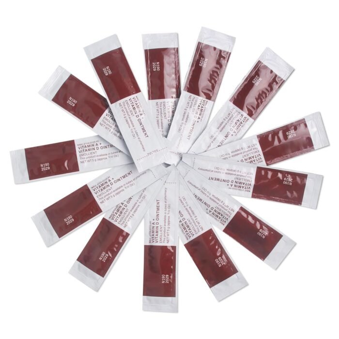Tattoo Scar Repair Gel 50Pcs -Vitamin A&D Ointment for Tattoo Aftercare,Dry Skin & Scar Fading for Skin Moisturising & Makeup Microblading